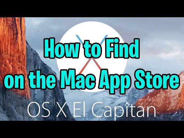 How to find El Capitan on the App Store now that it is hidden by Apple Mac OS X 10.11