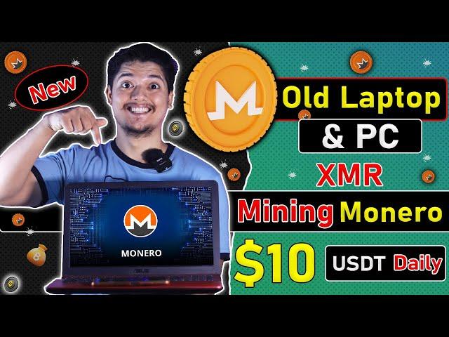 $10 Daily (XMR) - Crypto Mining Using A Laptop/PC App Proof  - Monero Mining CPU Setup 2023 