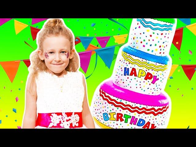 Happy Birthday song | Anuta's 6th Birthday party | Song for kids | Anuta Kids Channel