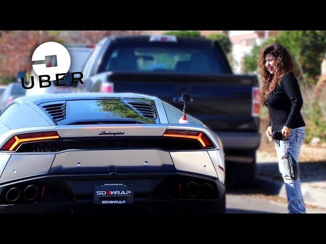 Picking up UBER Riders in my LAMBORGHINI HURACAN!