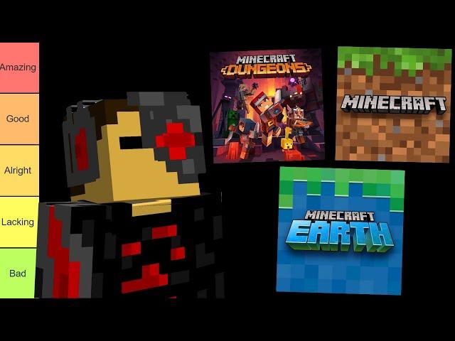 Minecraft GAMES TIER LIST