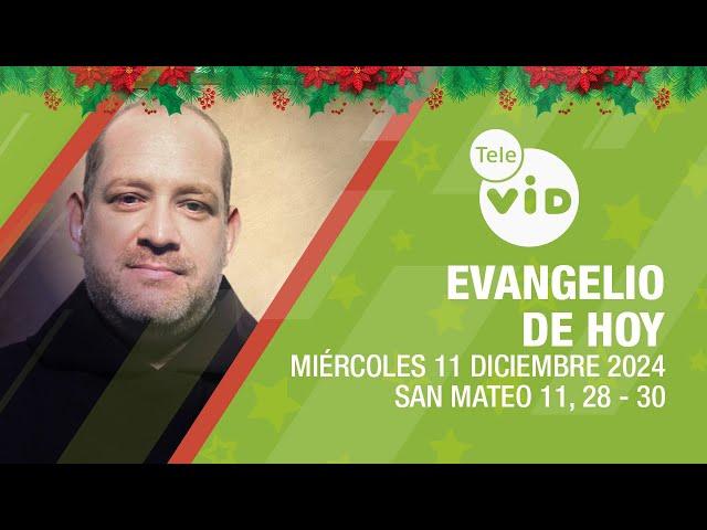 El evangelio de hoy  Miércoles 11 Diciembre de 2024  #LectioDivina #TeleVID