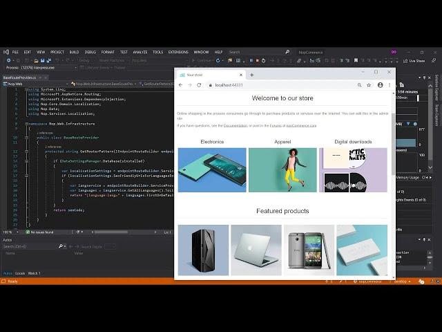 Nopcommerce in Visual Studio 2022 (Getting Started)