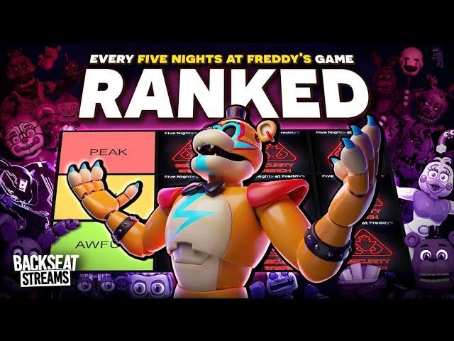 Every FNAF game ranked by a COMPLETE NEWCOMER