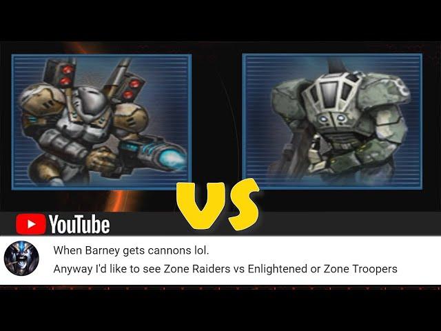 ZOCOM Zone Raider vs GDI Zone Trooper