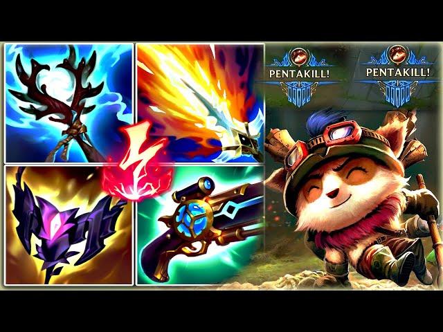 DOIS PENTAKILL NO MESMO JOGO! - TEEMO BUILD DARDO MORTAL