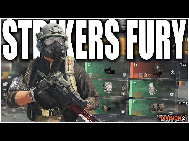 This STRIKERS FURY BUILD is INSANE in the Division 2! (Amazing Damage & Survivability)