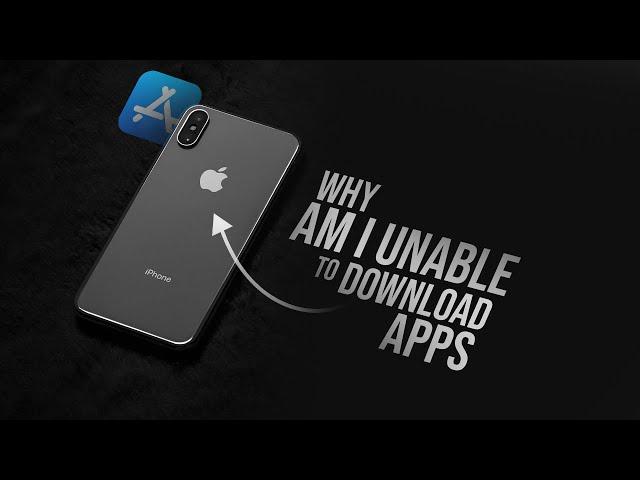 Why Am I Not Able to Download Apps on iPhone (tutorial)