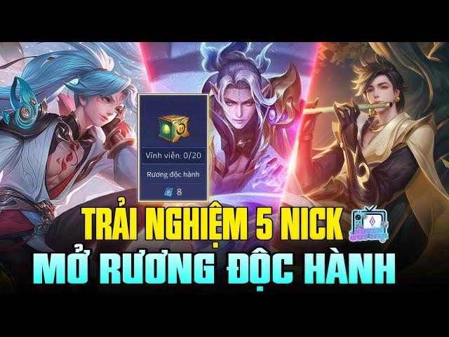 Liên Quân Trải Nghiệm Rương Độc Hành trên 5 nick Mía đã Quá Bất Ngờ Lụm 2 skin