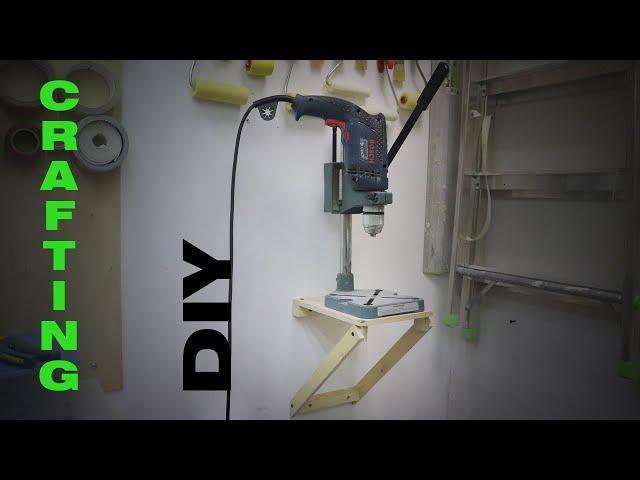 DIY. Обустройство мастерской №8. Полка под сверлильную стойку