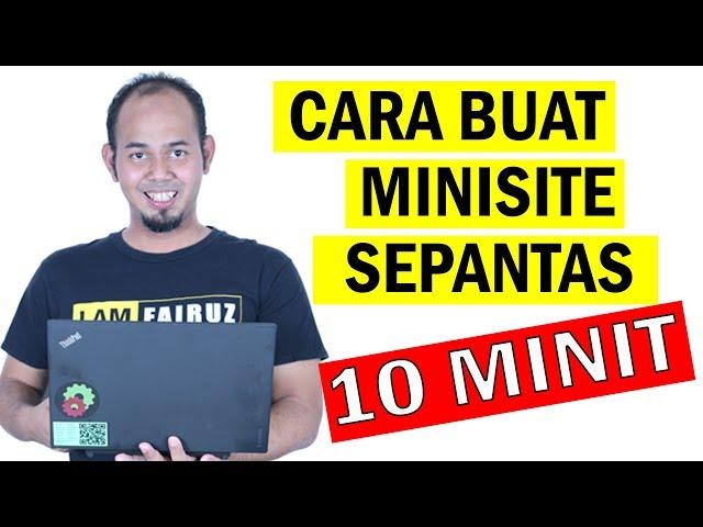 Bagaimana Untuk Buat Landing Page / Minisite