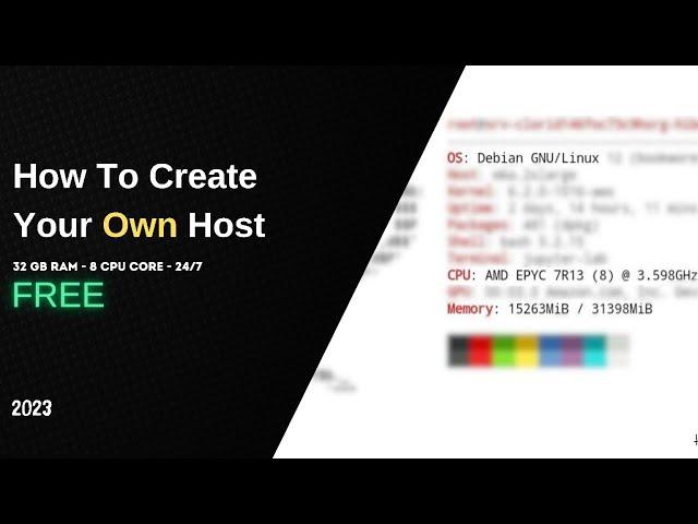 How To Create Your Own Hosting For Free || 64 GB Vps Trick || Free Vps + Free Rdp || [Full Setup]