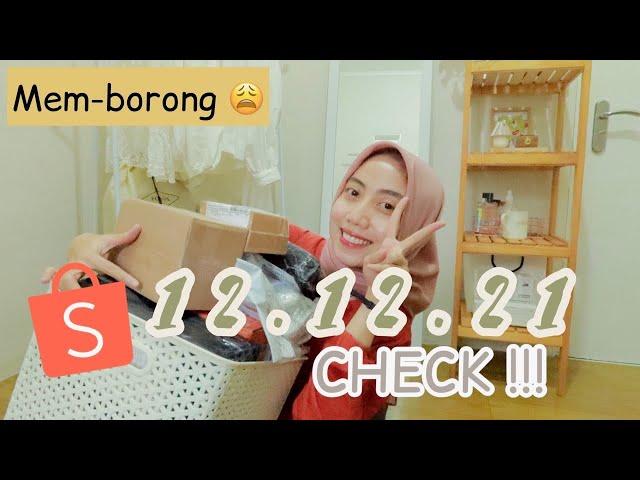 SHOPEE HAUL+UNBOXING 12.12 2021 CHECK