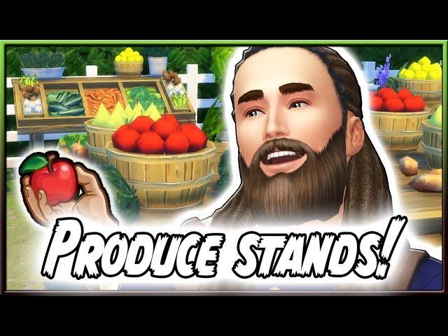 FUNCTIONAL FARMERS' MARKET MOD! | The Sims 4 (by Brazen Lotus)