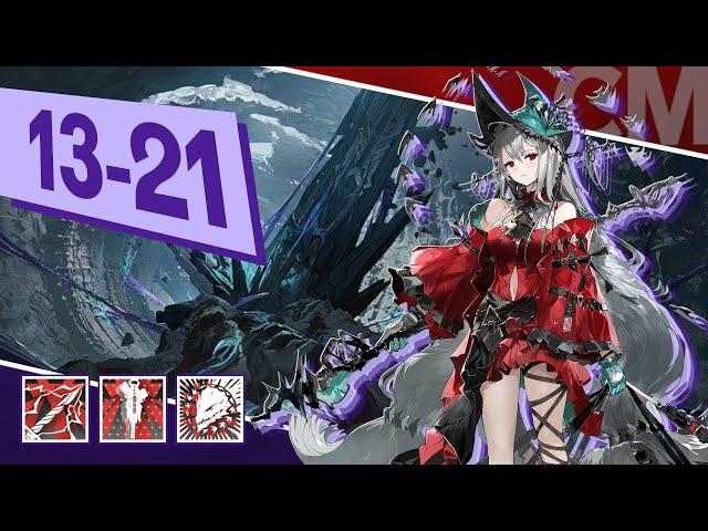 [Arknights] 13-21 AE | 4 Supporters | No Summoners