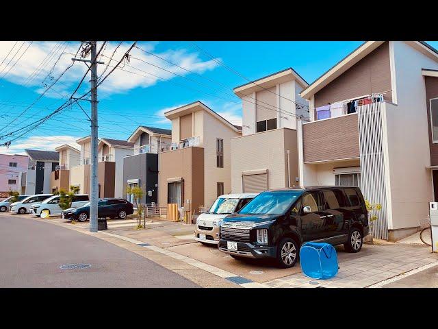 【4K】Japan Walk - Morden Japanese Neighborhood in Nagoya, Aichi Japan