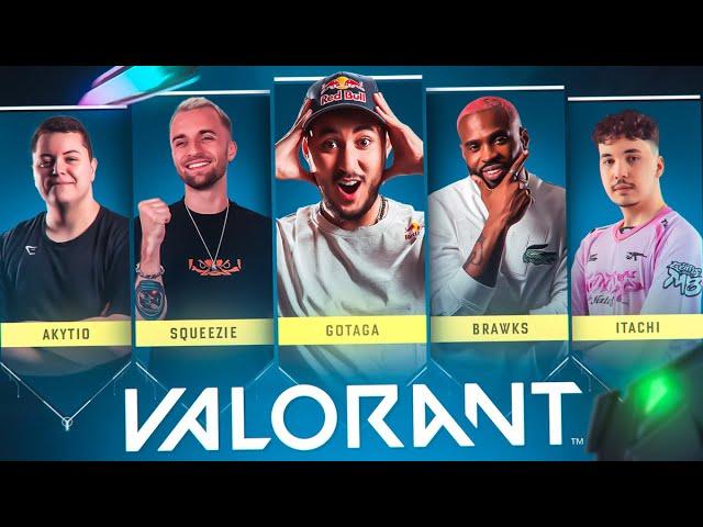 LE RETOUR DES FIVE STACK  !! (Valorant ft. Squeezie, Brawks, Itachi & Akytio)