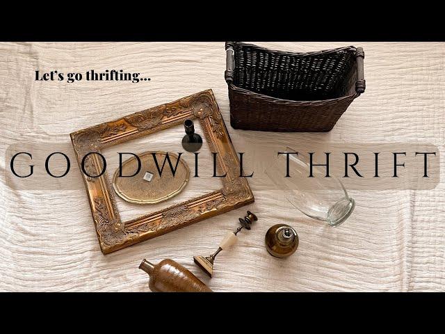 Goodwill Thrift with Me | Home Decor Haul