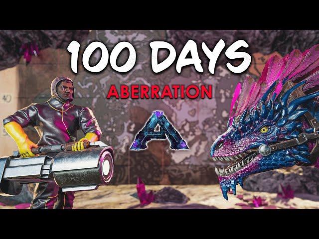 I Spent 100 Days In Ark Aberration... Here's What Happened