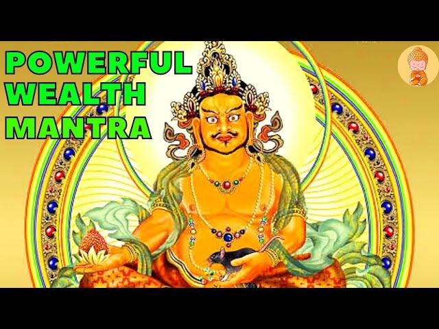 Most powerful wealth mantra | Yellow Jambhala buddha mantra 108 time | Kuber Mantra to attract money