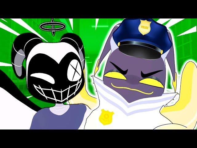 HAZBIN HOTEL V.S Cops and Robbers! (VRChat: Funny Moments!)