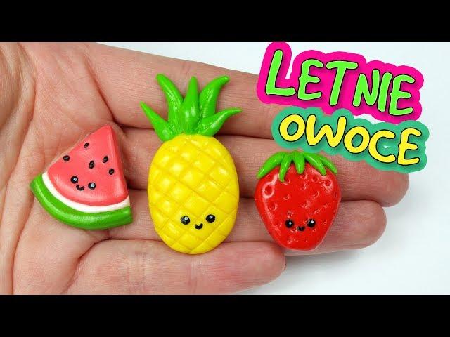 LETNIE OWOCE z Modeliny Tutorial / Jak zrobić owoce z modeliny