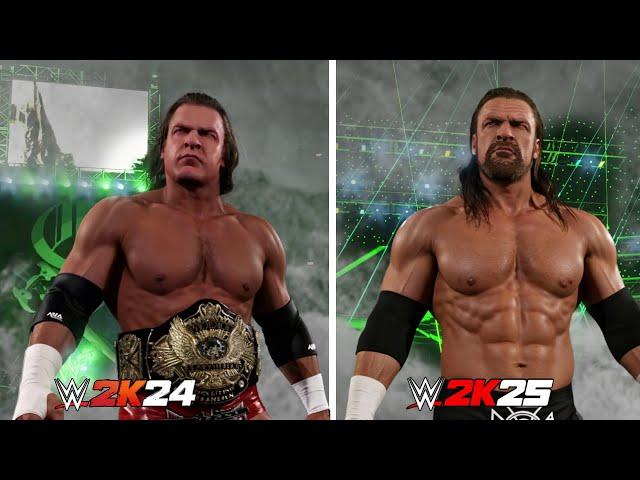 WWE 2K25 vs WWE 2K24 MODS INSANE COMPARISON