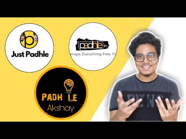 Atharva puranik's new channel | Padhle's shocking reality | @AtharvaPuranik  @JustPadhle