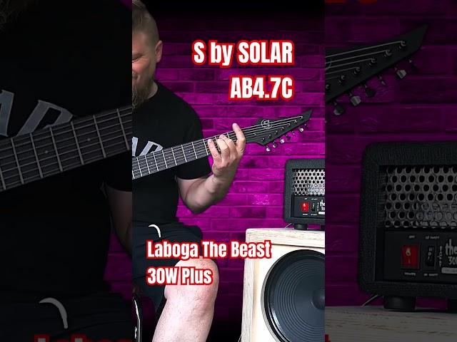 S by Solar AB4.7C Test #olaenglund #solarguitars #electricguitar #laboga  #sbysolar