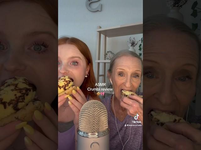 ASMR Trying Crumbl Cookies With My Grandma 