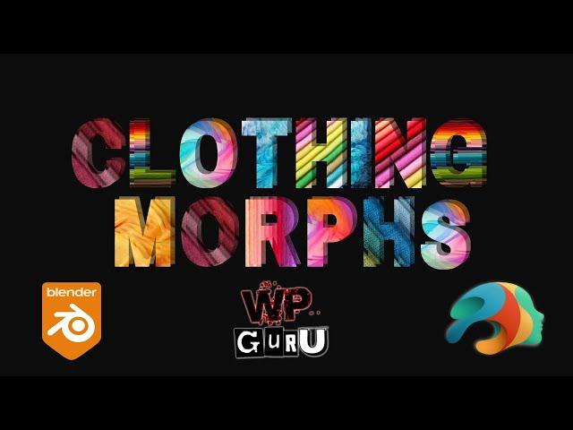Creating DAZ Clothing Morphs with Blender (includes hiccups and solutions)