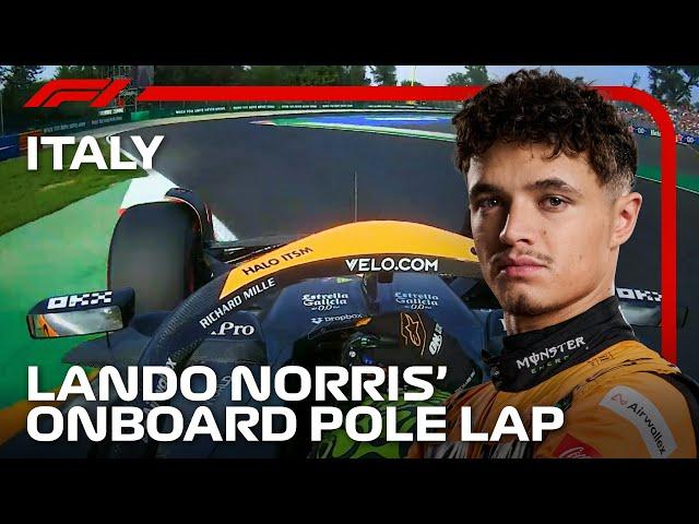 Lando Norris’ Pole Lap | 2024 Italian Grand Prix | Pirelli