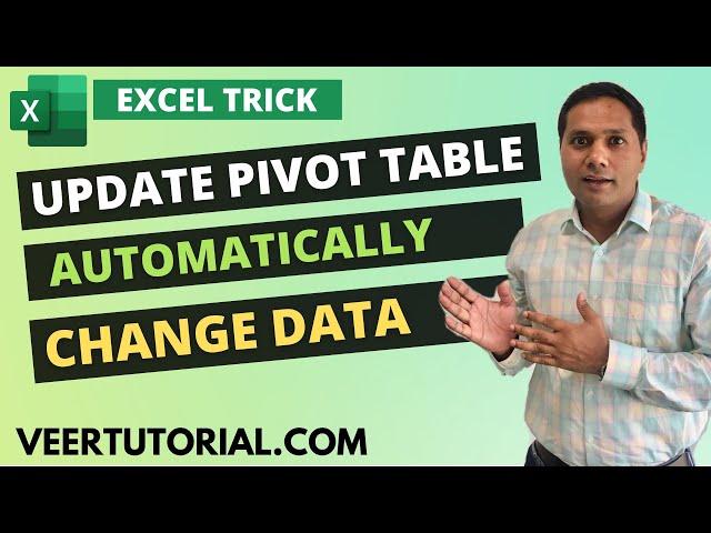 Pivot Table Update Automatically whenever change Data Source