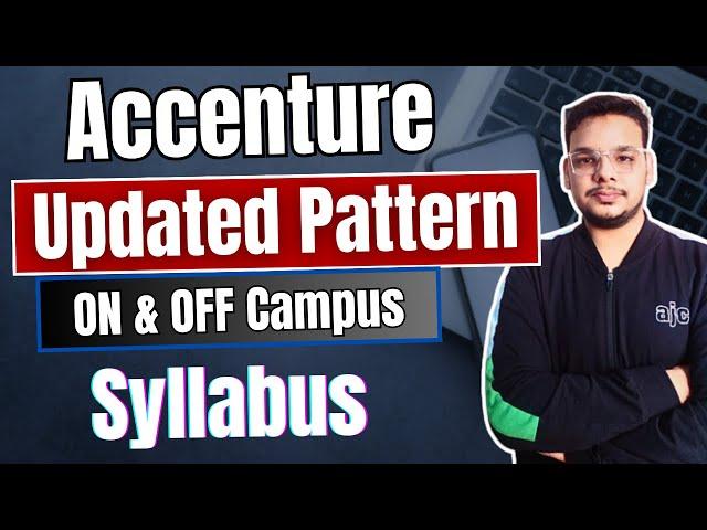 Accenture Assessment Test 2024 | Accenture Updated Exam Pattern & Syllabus | Cognitive | Technical