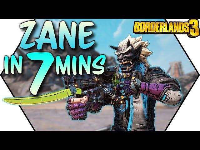 Borderlands 3: Find Your Main - Zane In 7 Minutes! Zane Skill Tree Summary.