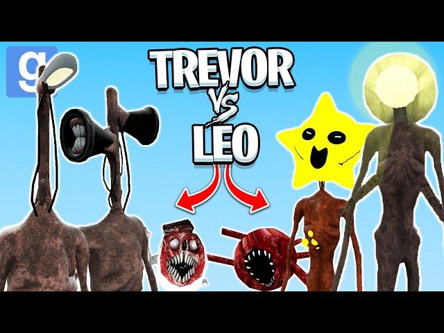 TREVOR HENDERSON VS LEOVINCIBLE! (Garry's Mod Sandbox) | JustJoeKing