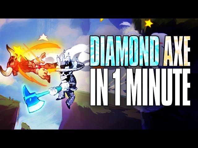 How to play AXE AT A DIAMOND LEVEL IN 1 MINUTE