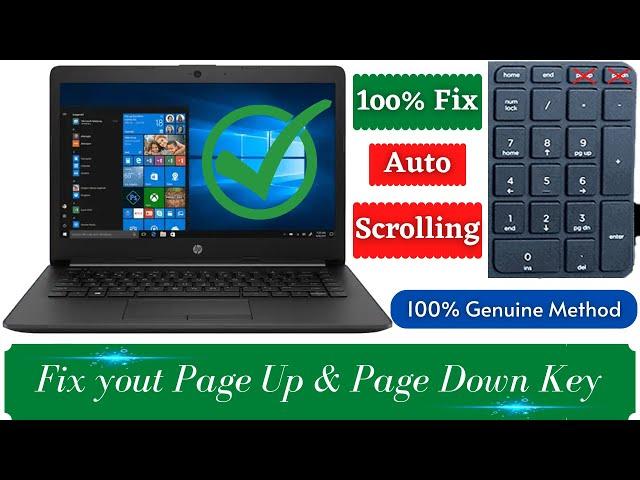 How to Fix Auto Scrolling Problem In Laptop or PC | Auto Scrolling Problem Windows 10