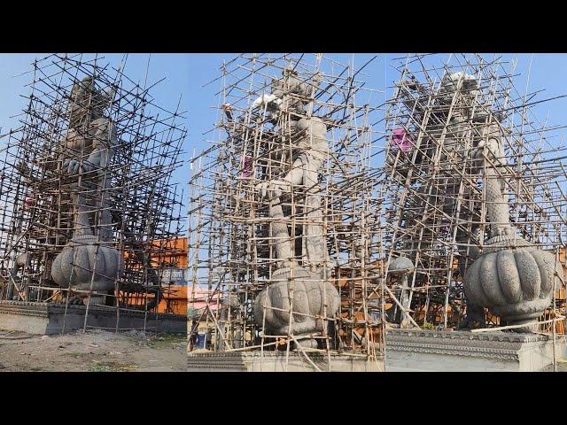 How to make Hanuman Gada Design Cement | How to make 51 ft Hanuman Statue | Part-35