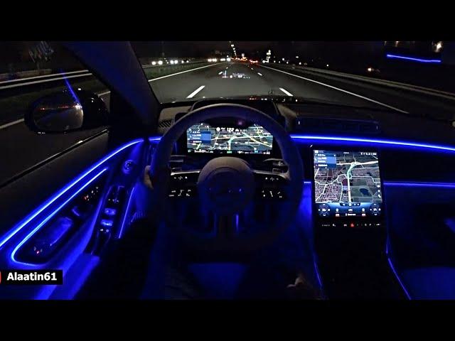 The Mercedes S Class Test Drive at NIGHT 2024