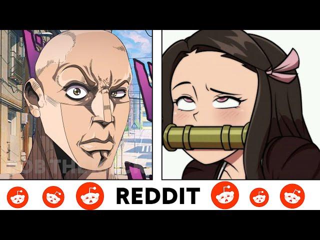 Demon Slayer vs Reddit (The Rock Reaction Meme) Anime vs Reddit