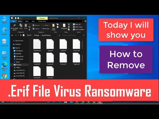 Erif File Virus [.Erif] Ransomware Removal + Recover .erif Files