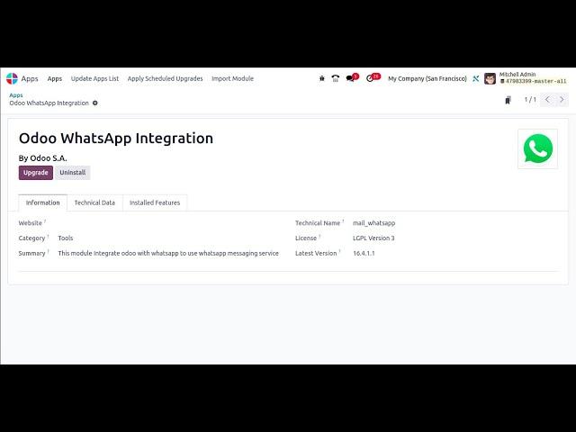 Odoo 17 Whatsapp Support || Odoo Whatsapp Feature