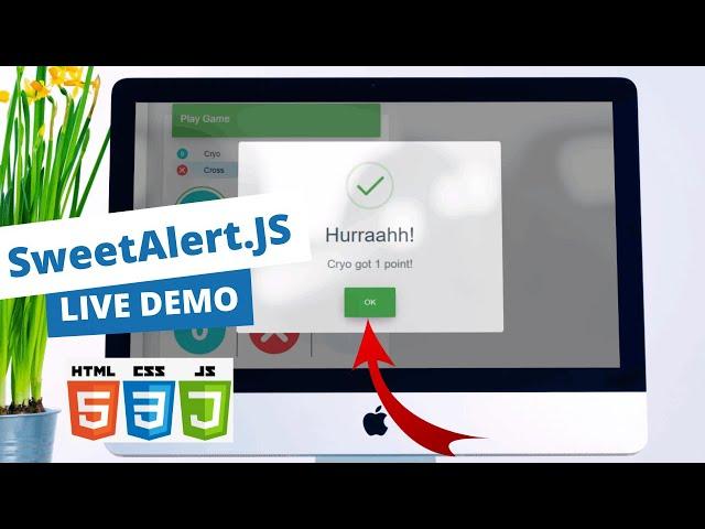 Sweet Alert demo with simple example | Beautiful Alert Box using SweetAlert.js | SweetAlert Tutorial