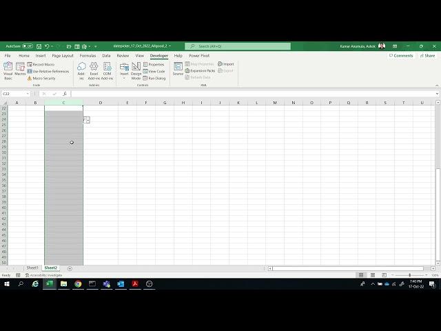 Change the format of date in date picker using exel VBA