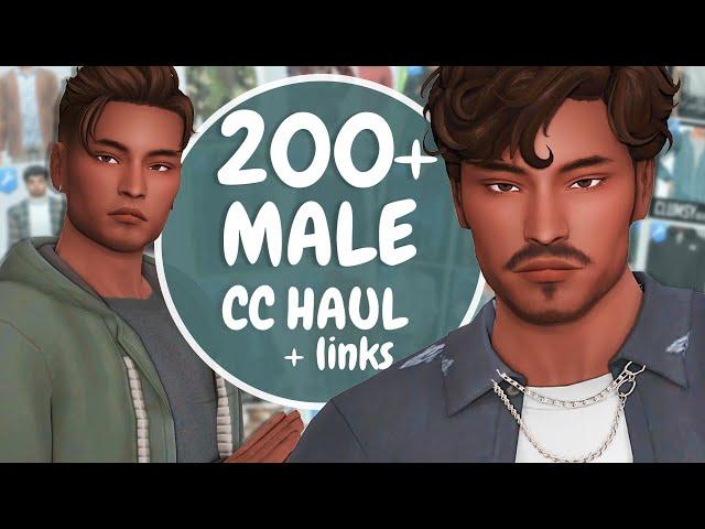 200+ MALE CC LINKS | Hair, Facial Hair & Clothes | The Sims 4