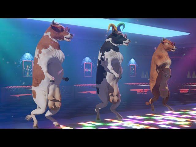 FUNNY COW DANCE 2 │ Cow Song & Cow Videos 2024│By Twiddlie