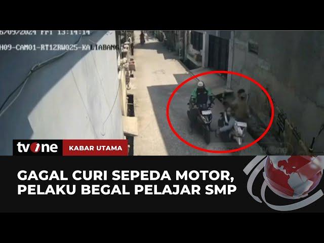 Aksi Begal di Bekasi Terekam CCTV, Pelajar SMP Jadi Korban | Kabar Utama tvOne