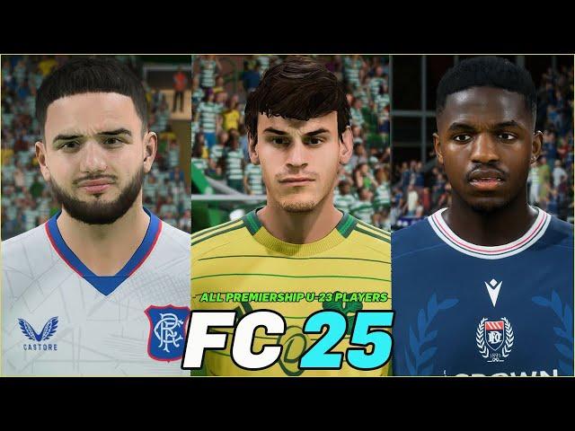 FC 25 | ALL PREMIERSHIP U-23 PLAYERS WITH REAL FACES