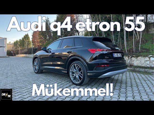 Audi Q4 etron 55 quattro, W @ozoren  yolcast!